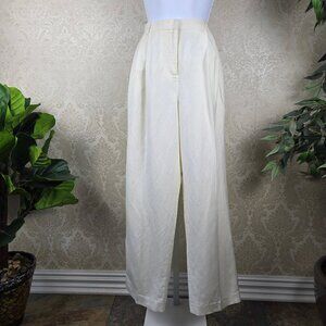 Elegant Cream Women's Trousers